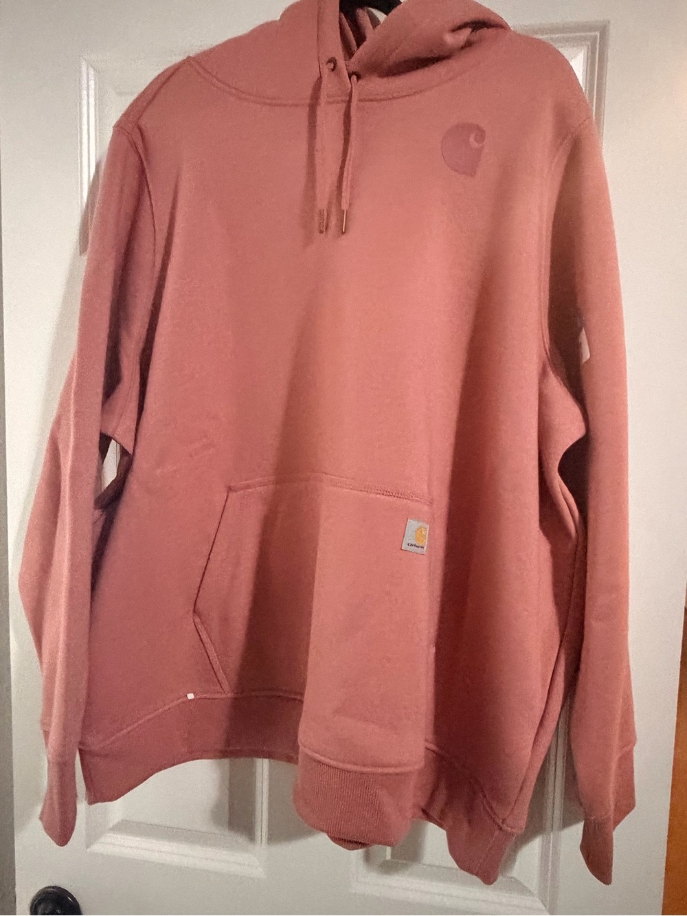 Carhartt Men’s Hooded Sweatshirt in Dusty Rose